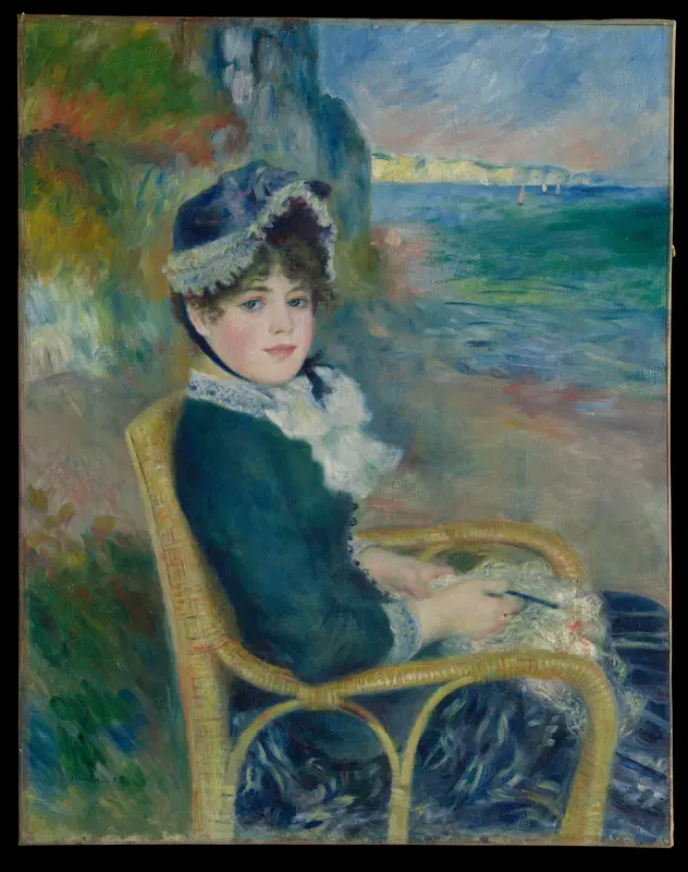 By the Seashore Wall Art by Auguste Renoir - High-Resolution Digital Print