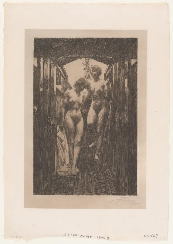 Cabin Wall Art by Anders Zorn - High-Resolution Digital Print