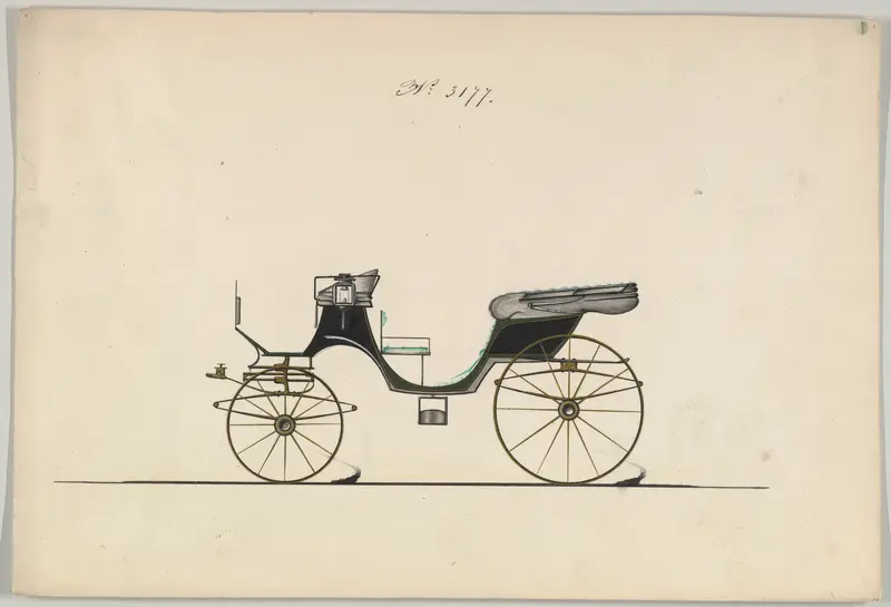 Cabriolet #3177 Wall Art by Brewster & Co. - High-Resolution Digital Print