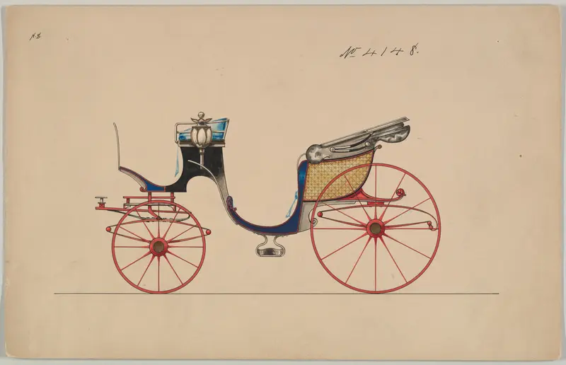 Cabriolet # 4148 Wall Art by Brewster & Co. - High-Resolution Digital Print