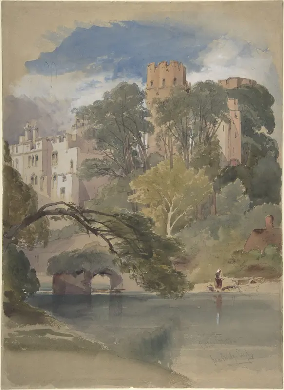 Caesar's Tower, Warwick Castle Wall Art by William Callow - High-Resolution Digital Print