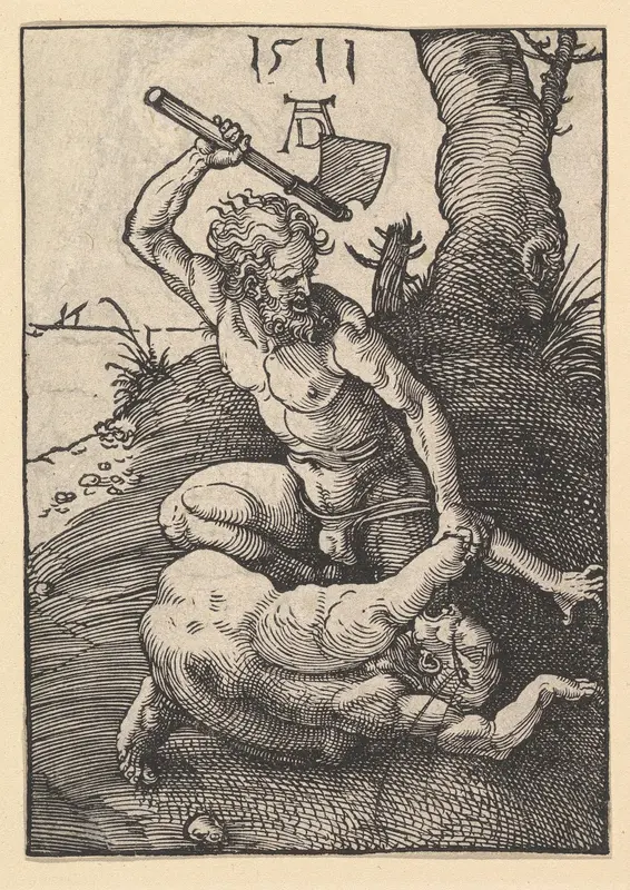 Cain Killing Abel Wall Art by Albrecht Dürer - High-Resolution Digital Print