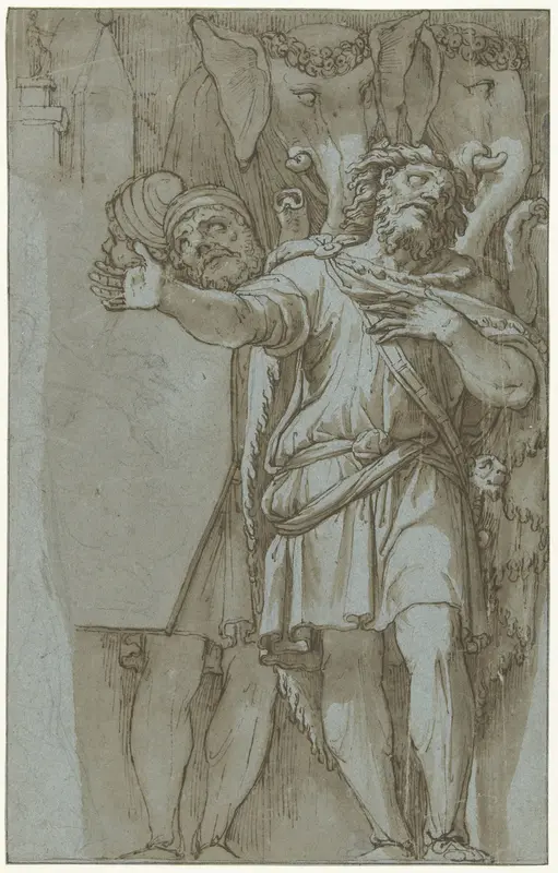 Caius Fabricius Luscinus in het kamp van Pyrrhus Wall Art by Raffaellino da Reggio - High-Resolution Digital Print