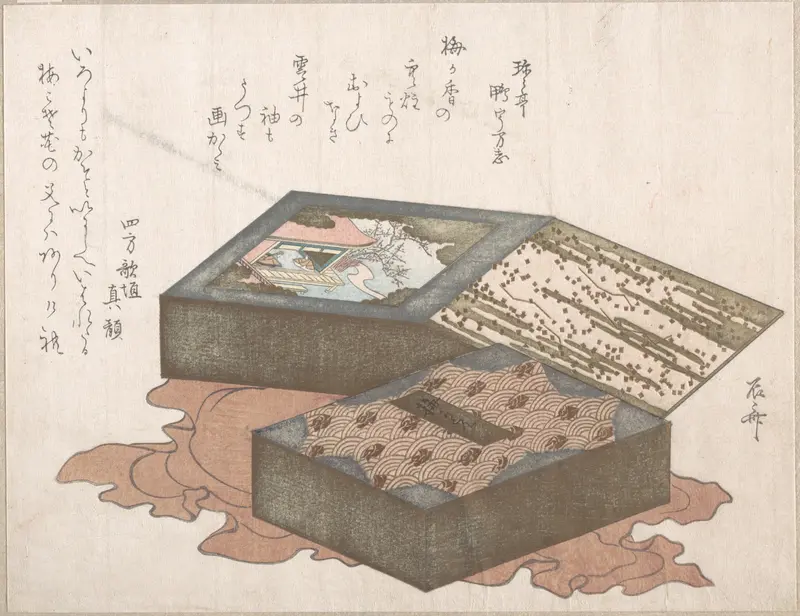 Cakes In a Box with Wrapping Cloth