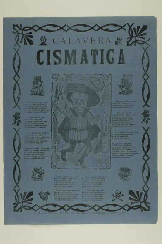Calavera cismatica (Schismatic Calavera) Wall Art by José Guadalupe Posada - High-Resolution Digital Print