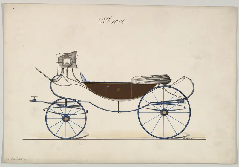 Caleche #1054 Wall Art by Brewster & Co. - High-Resolution Digital Print