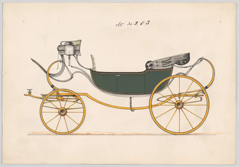 Caleche #4203 Wall Art by Brewster & Co. - High-Resolution Digital Print