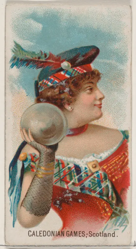 Caledonian Games, Scotland, from the Holidays series (N80) for Duke brand cigarettes Wall Art by W. Duke, Sons & Co. - High-Resolution Digital Print