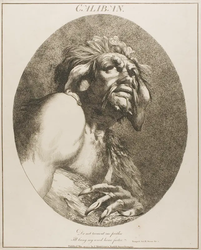 Caliban Wall Art by John Hamilton Mortimer - High-Resolution Digital Print