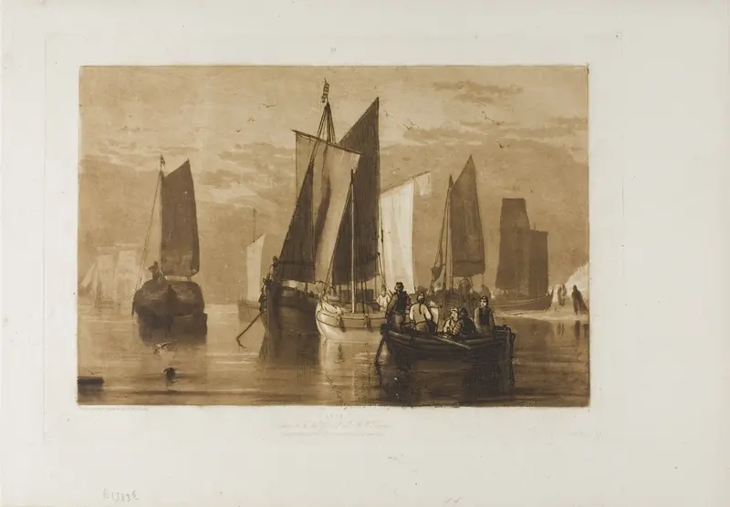 Calm, plate 44 from Liber Studiorum Wall Art by Joseph Mallord William Turner - High-Resolution Digital Print