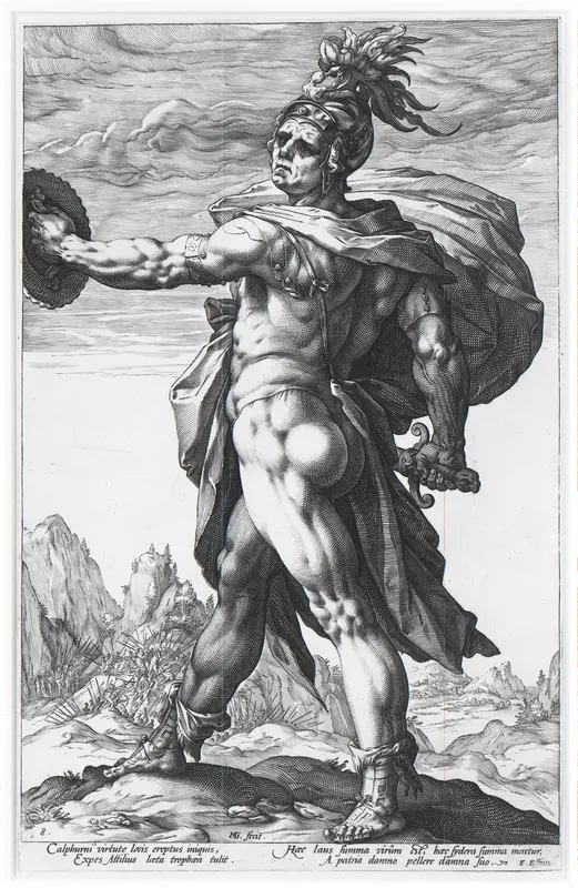 Calpurnius Wall Art by Hendrick Goltzius - High-Resolution Digital Print
