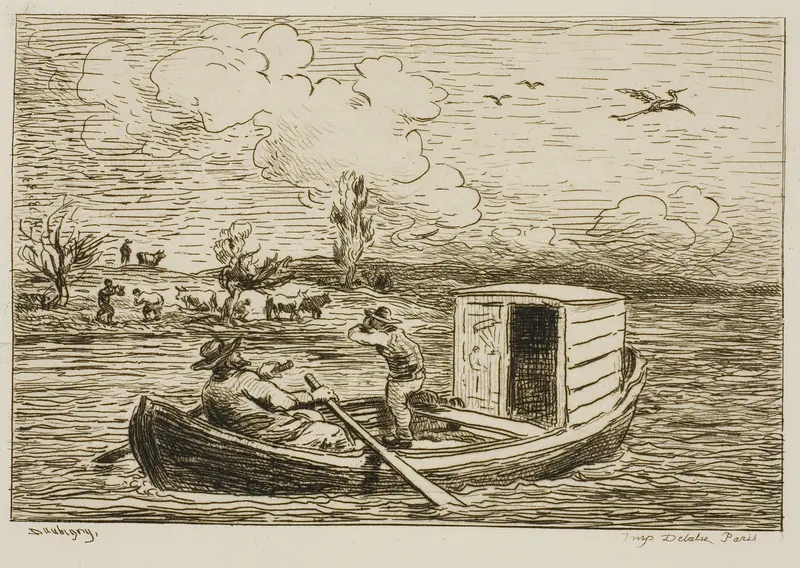 Cambronne's Word Wall Art by Charles François Daubigny - High-Resolution Digital Print