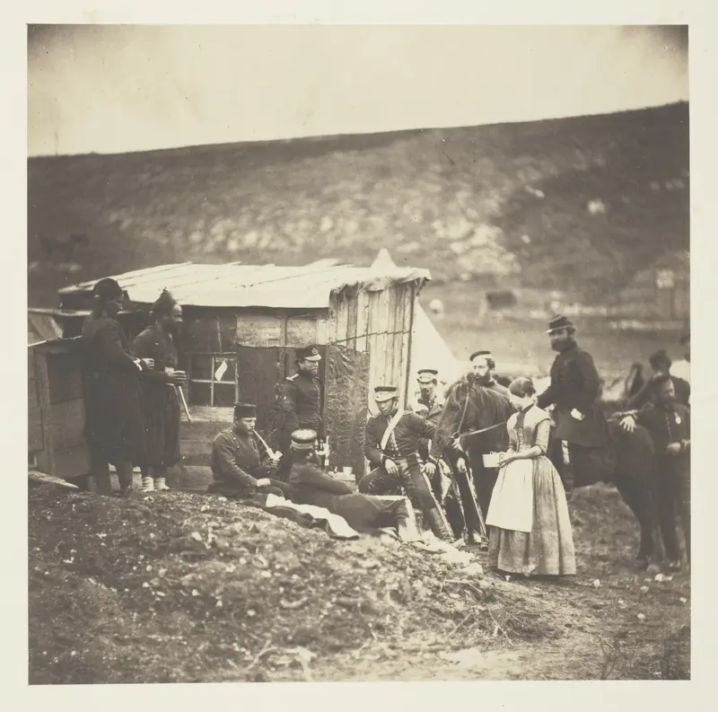 Camp of the 4th Dragoon Guards, convivial party, French & English