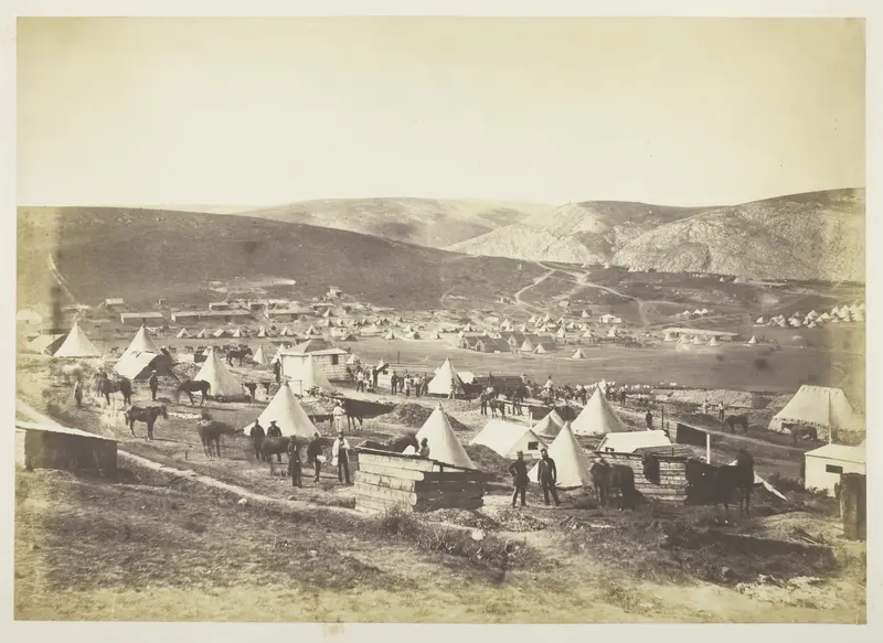 Camp of the 5th Dragoon Guards