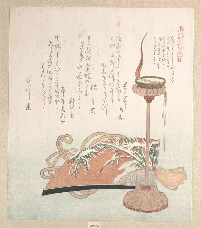 Candle-Stand and Fan