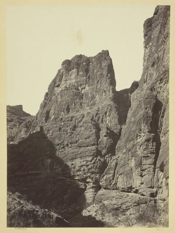 Cañon of Kanab Wash, Colorado River, Looking South Wall Art by William H. Bell - High-Resolution Digital Print
