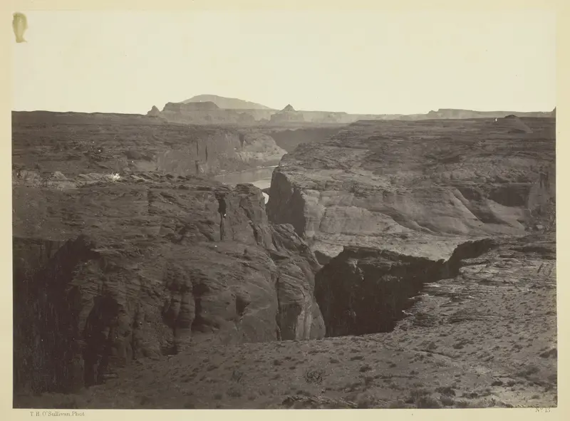 Cañon of the Colorado River, near Mouth of San Juan River, Arizona Wall Art by Timothy O'Sullivan - High-Resolution Digital Print