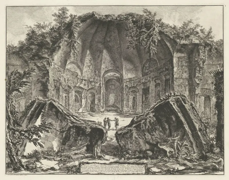 Canopus in de Villa Adriana te Tivoli Wall Art by Unknown - High-Resolution Digital Print