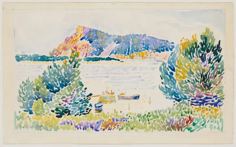 Cap Nègre Wall Art by Henri-Edmond Cross (Henri-Edmond Delacroix) - High-Resolution Digital Print