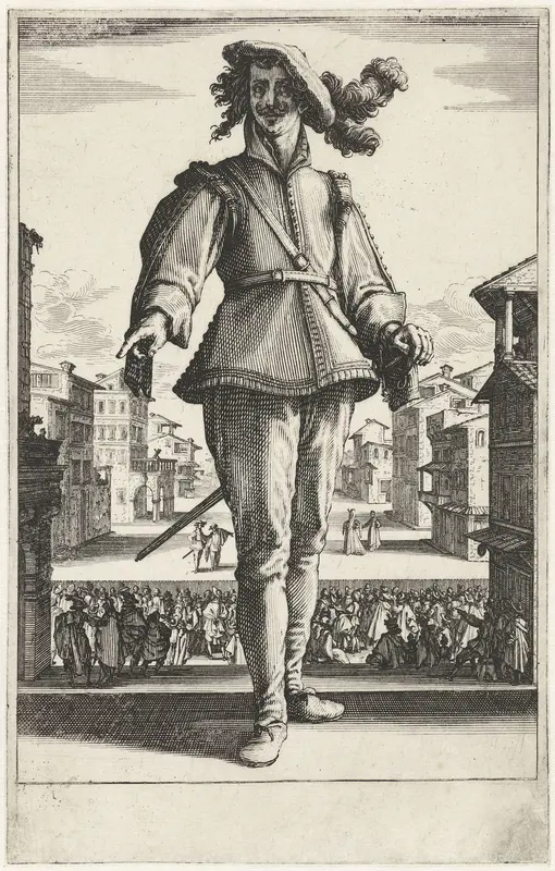 Capitano Wall Art by Jacques Callot - High-Resolution Digital Print