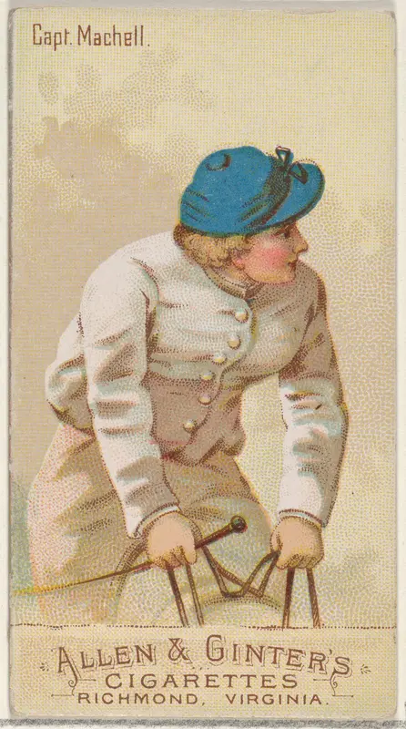 Captain Machell, from the Racing Colors of the World series (N22b) for Allen & Ginter Cigarettes Wall Art by Allen & Ginter - High-Resolution Digital Print