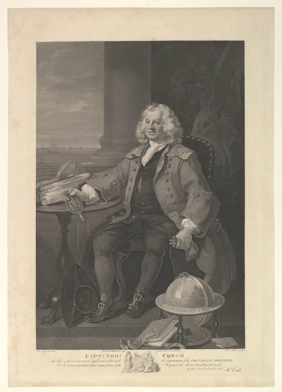 Captain Thomas Coram Wall Art by William Nutter - High-Resolution Digital Print