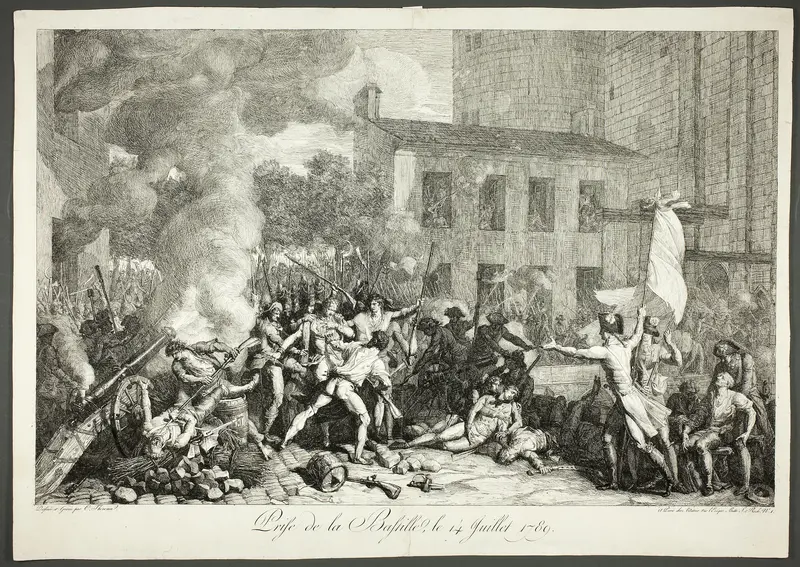 Capturing the Bastille, July 14, 1789