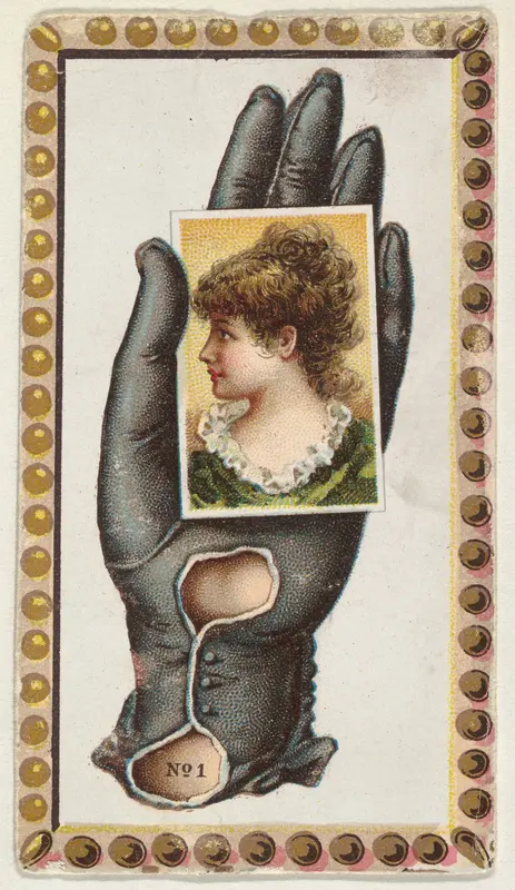 Card Number 1, cut-out from banner advertising the Opera Gloves series (G29) for Allen & Ginter Cigarettes Wall Art by Allen & Ginter - High-Resolution Digital Print