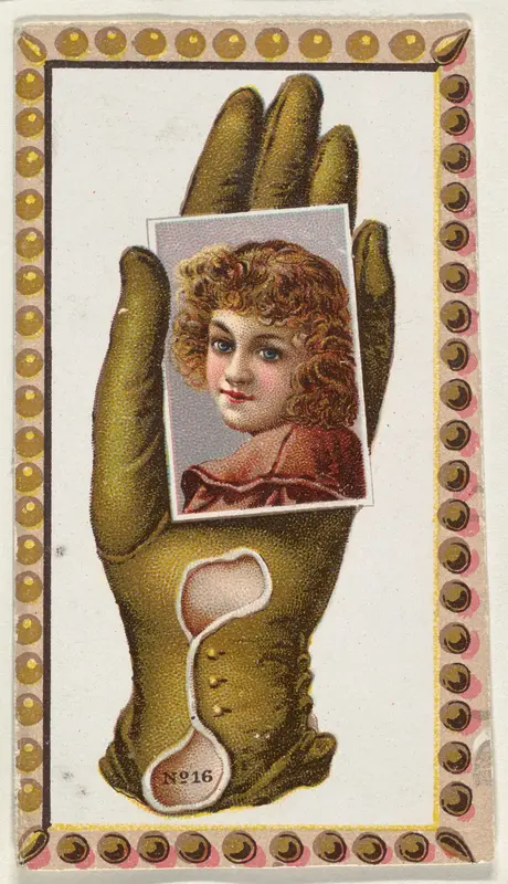 Card Number 16, cut-out from banner advertising the Opera Gloves series (G29) for Allen & Ginter Cigarettes Wall Art by Allen & Ginter - High-Resolution Digital Print