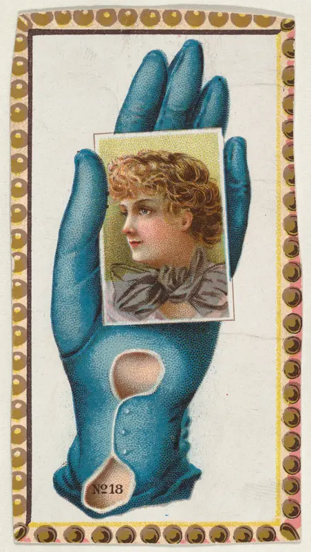 Card Number 18, cut-out from banner advertising the Opera Gloves series (G29) for Allen & Ginter Cigarettes Wall Art by Allen & Ginter - High-Resolution Digital Print