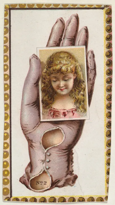 Card Number 2, cut-out from banner advertising the Opera Gloves series (G29) for Allen & Ginter Cigarettes Wall Art by Allen & Ginter - High-Resolution Digital Print