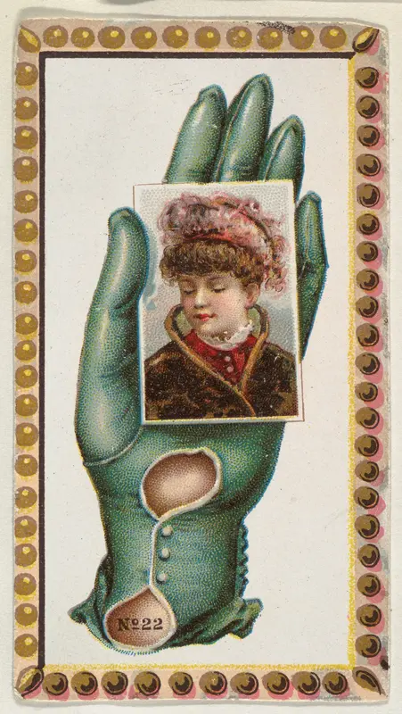 Card Number 22, cut-out from banner advertising the Opera Gloves series (G29) for Allen & Ginter Cigarettes Wall Art by Allen & Ginter - High-Resolution Digital Print