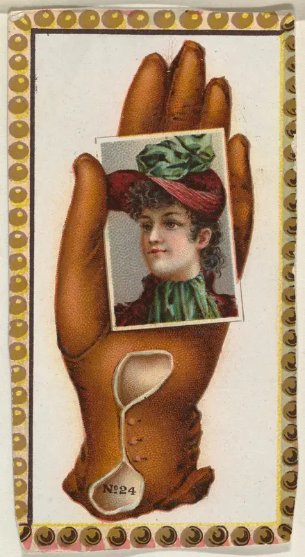 Card Number 24, cut-out from banner advertising the Opera Gloves series (G29) for Allen & Ginter Cigarettes Wall Art by Allen & Ginter - High-Resolution Digital Print