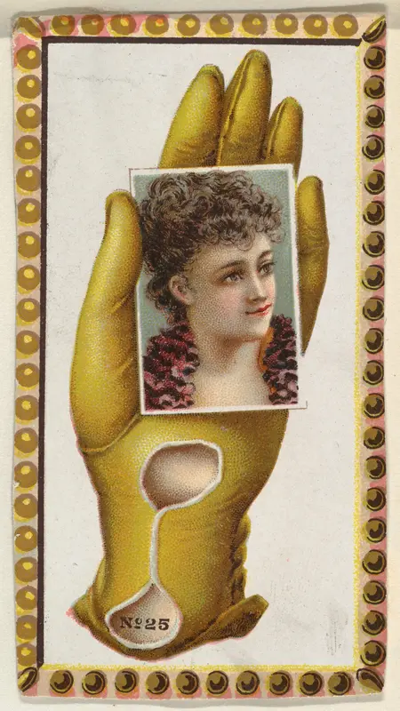 Card Number 25, cut-out from banner advertising the Opera Gloves series (G29) for Allen & Ginter Cigarettes Wall Art by Allen & Ginter - High-Resolution Digital Print