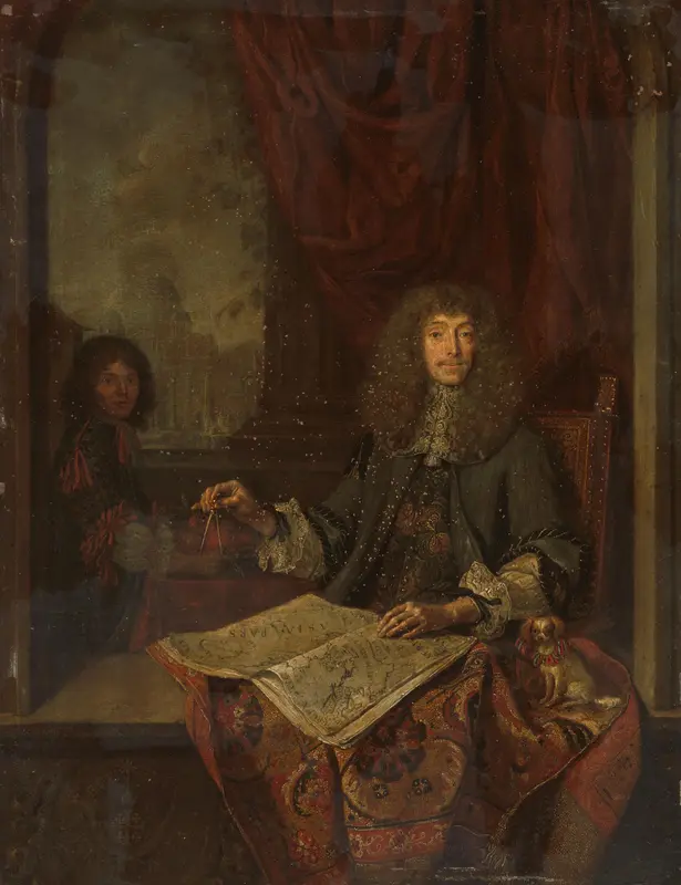 Carel Quina (1622-89). Ridder van het Heilige Graf, Amsterdams reiziger naar Azië Wall Art by Unknown - High-Resolution Digital Print