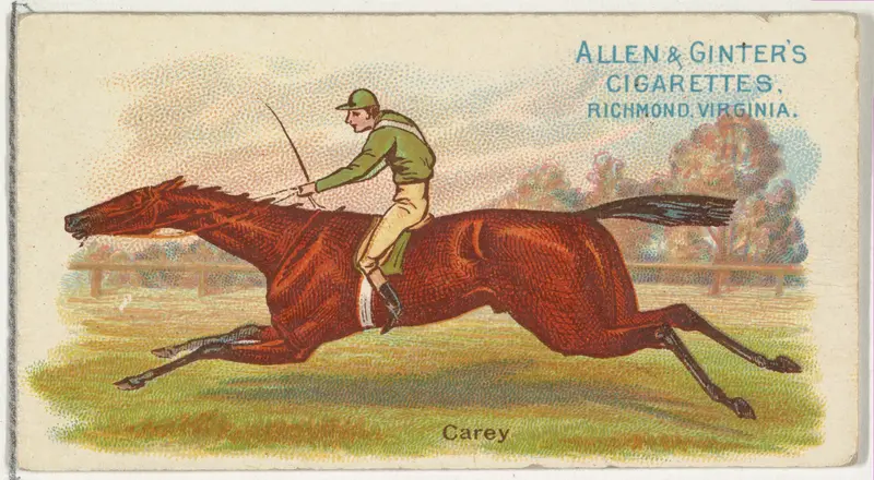 Carey, from The World's Racers series (N32) for Allen & Ginter Cigarettes Wall Art by Allen & Ginter - High-Resolution Digital Print