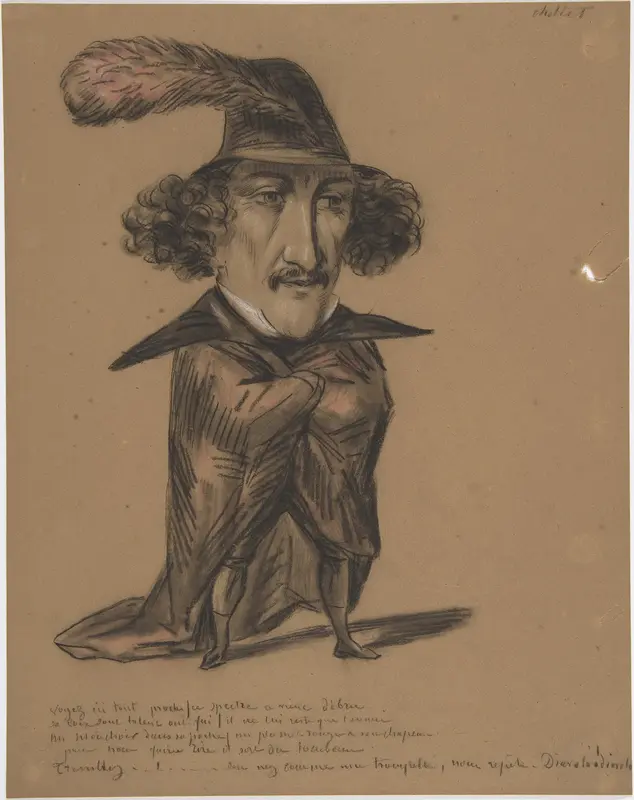 Caricature (Jean Baptiste Chollet?) Wall Art by Anonymous, French, 19th century - High-Resolution Digital Print