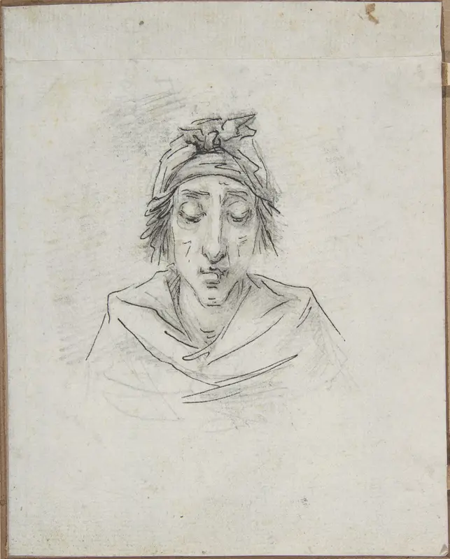 Caricature of Georges-Auguste Couthon (called Aristide, 1756-1794), President of the Convention in 1793, on the way to the guillotine on July 28, 1794 (10 Thermidor, An II) Wall Art by Baron Dominique Vivant Denon - High-Resolution Digital Print