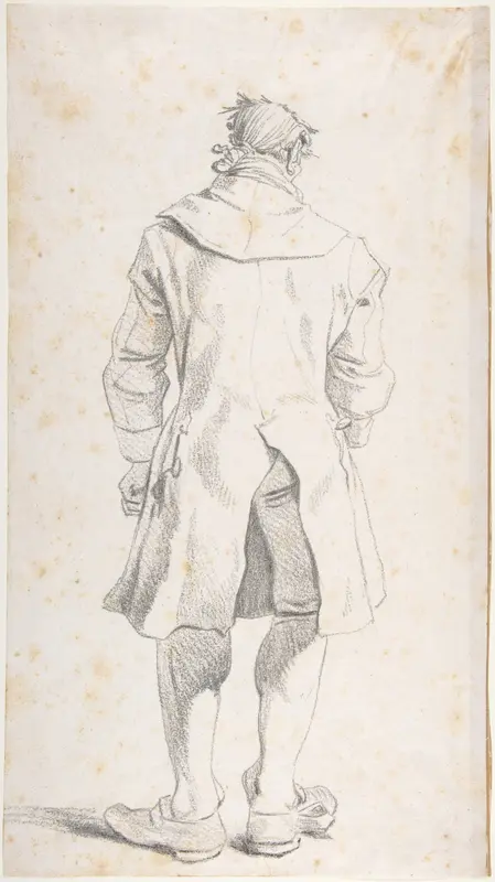Caricature of Joseph-Benoît Suvée Wall Art by François André Vincent - High-Resolution Digital Print