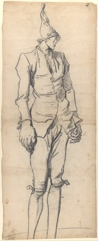 Caricature of the Painter Pierre-Charles Jombert Wall Art by François André Vincent - High-Resolution Digital Print