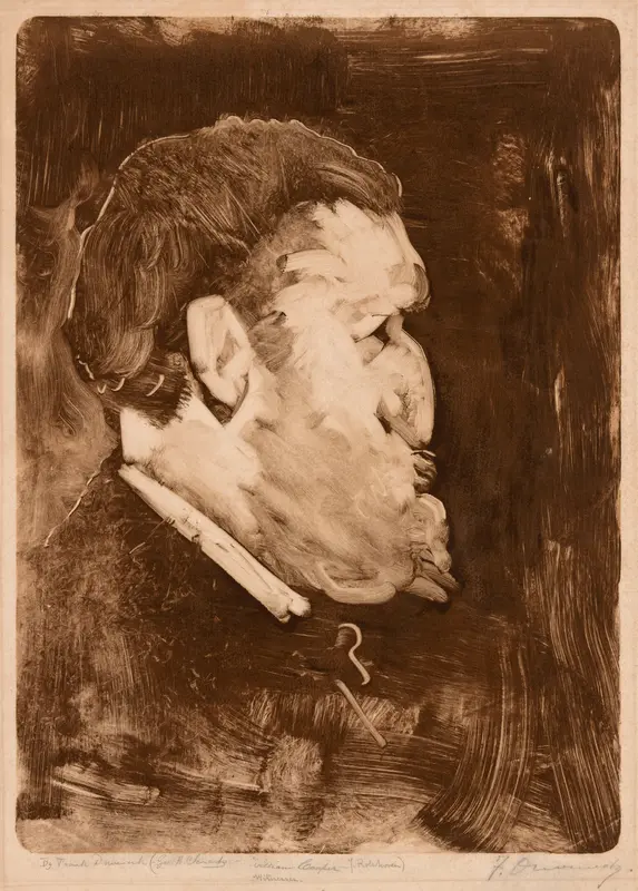 Caricature of William Gedney Bunce Wall Art by Frank Duveneck - High-Resolution Digital Print