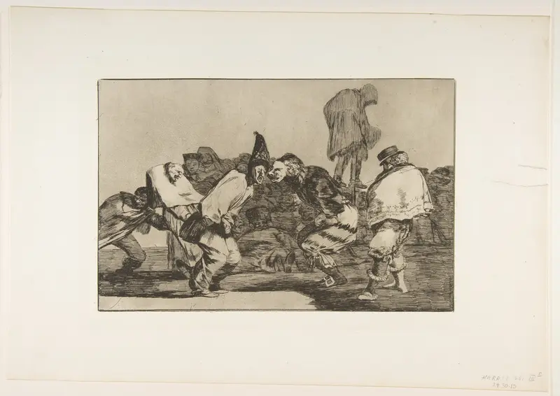 Carnival Folly, from "The Disparates" (Follies / Irrationalities) Wall Art by Goya (Francisco de Goya y Lucientes) - High-Resolution Digital Print