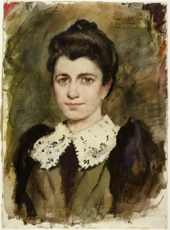 Caroline D. Wade Wall Art by Frederick Warren Freer - High-Resolution Digital Print