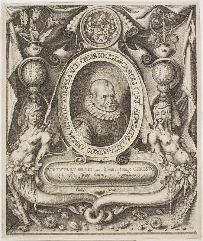 Carolus Clusius Wall Art by Jacob de Gheyn, II - High-Resolution Digital Print