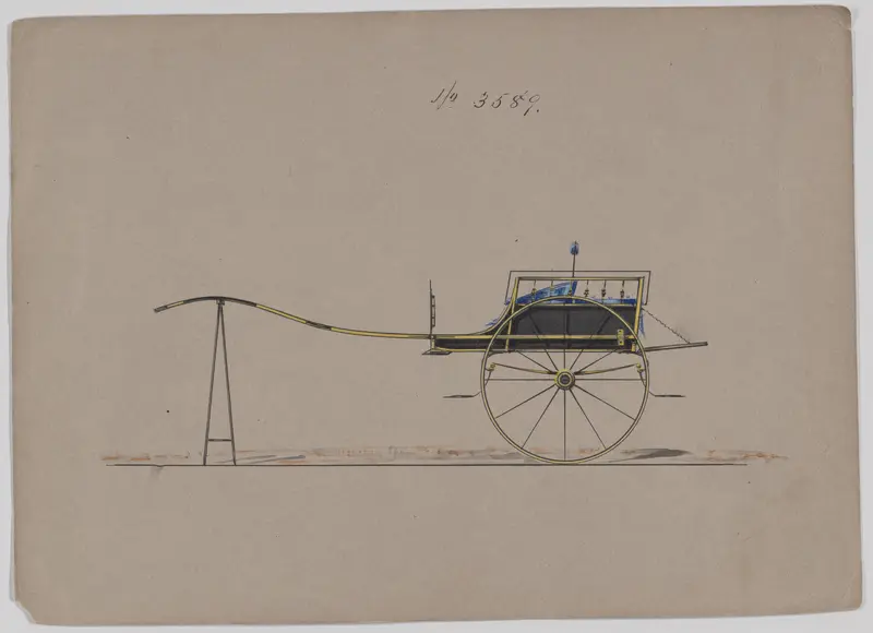 Cart #3589 Wall Art by Brewster & Co. - High-Resolution Digital Print