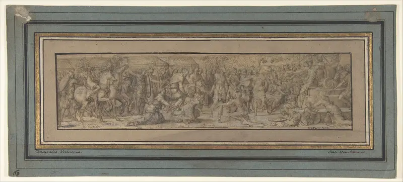 Cassandra preventing Deiphobe from killing Paris Wall Art by Jean Cousin the Elder - High-Resolution Digital Print