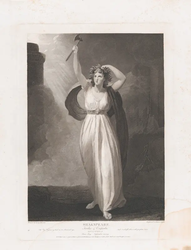 Cassandra Raving (Shakespeare, Troilus and Cressida, Act 2, Scene 2) Wall Art by Francis Legat - High-Resolution Digital Print