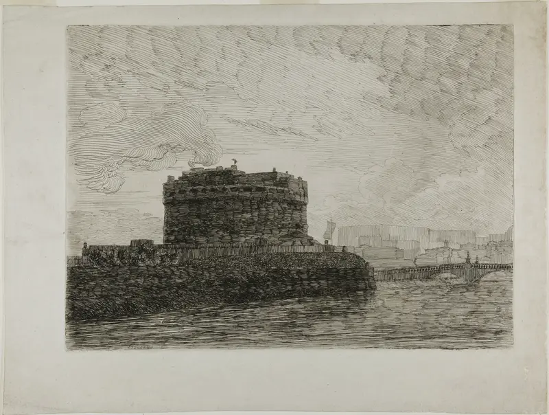 Castel Sant'Angelo Wall Art by Alexander Cozens - High-Resolution Digital Print