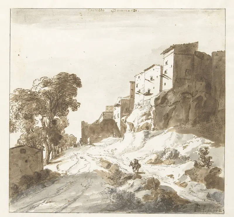 Castello Bomarzo Wall Art by Bartholomeus Breenbergh - High-Resolution Digital Print