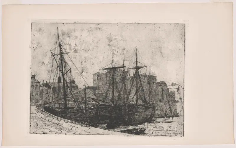 Castle Rushen--Isle of Man Wall Art by Julian Alden Weir - High-Resolution Digital Print